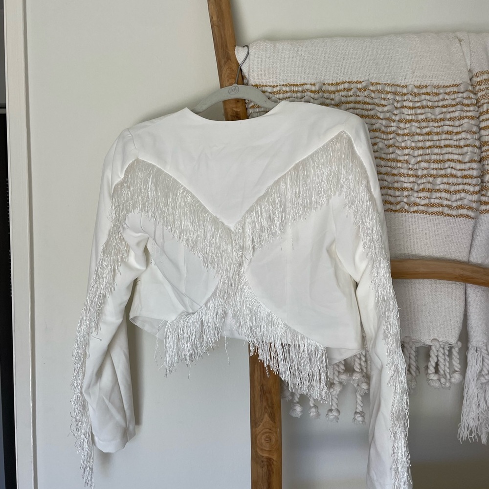 Fringe Crop Jacket - image 1
